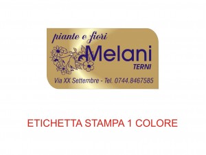Etichette adesive per fioristi, fiorai e vivaisti (mm 37x20)  (cod.57G)